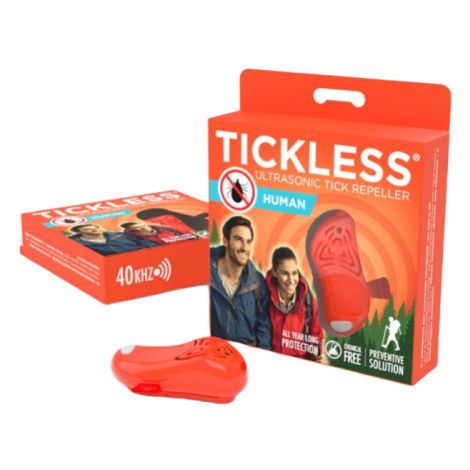 Tickless Human - Ultrazvukový odpuzovač klíšťat a blech pro lidi – oranžový