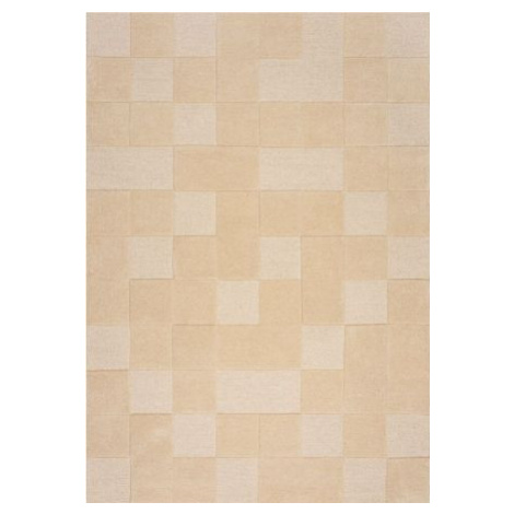 Kusový koberec Moderno Checkerboard Natural FOR LIVING