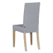 Dekoria Potah na židli IKEA  Harry, krátký, šedá, židle Harry, Jupiter, 127-92