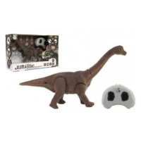 Dinosaurus na ovládání IC plast 27cm na baterie se světlem se zvukem v krabičce 33x21x10cm