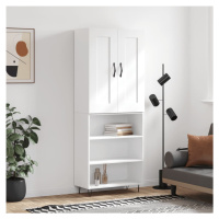 vidaXL Skříň highboard bílá 69,5 x 34 x 180 cm kompozitní dřevo