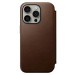 Nomad Modern Leather Folio, brown - iPhone 15 Pro (NM01628385) Hnědá