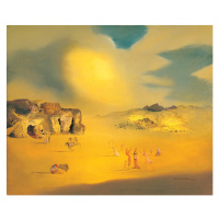 Umělecký tisk Paysage paien moyen, Salvador Dalí, (70 x 50 cm)