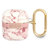 Guess GUA2HCHMAP AirPods cover pink marble Strap Collection (GUA2HCHMAP)
