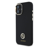 Pouzdro Guess pro iPhone 16 6.1 černé Logo Strass 4G