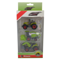 SPARKYS - Set zemědělských strojů: traktor, kombajn, traktor s čelním nakladačem 1:64