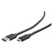 Gembird CABLEXPERT kabel USB 3.0 AM na Type-C kabel (AM/CM), 1m, černá - CCP-USB3-AMCM-1M