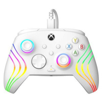 PDP Afterglow Wave Wired Controller - White - Xbox