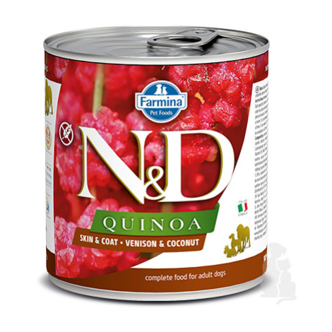 N&D DOG QUINOA Venison & Coconut 285g + Množstevní sleva Sleva 15% 1+1 zdarma