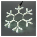 Nexos Vánoční světelná sněhová vločka, 360 LED, studeně bílá