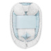 Luxusní hnízdečko s peřinkou pro miminko Belisima Enzo - modrá