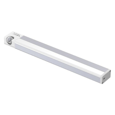 Nabíjecí magnetické LED světlo do skříně s čidlem pohybu 2,5W 200lm 30cm, teplá