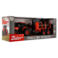 Traktor Zetor s vlekem s naklád. ramenem