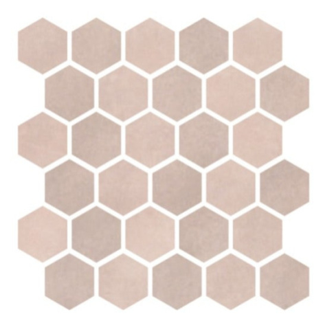 Mozaika Cir Materia Prima pink velvet hexagon 27x27 cm lesk 1069917