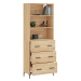 vidaXL Skříň highboard dub sonoma 69,5 x 34 x 180 cm kompozitní dřevo