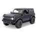 Maisto - 2021 Ford Bronco Wildtrak, metal modrá, 1:18