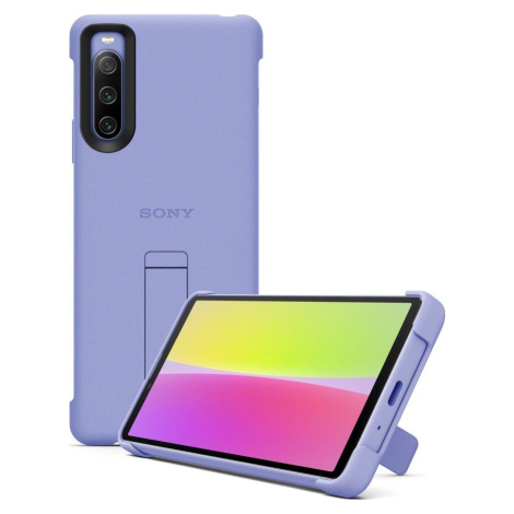 Zadní kryt Sony Stand Cover pro Sony Xperia 10 IV, fialová