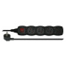 EMOS Prodlužovací kabel s vypínačem 4 zásuvky 3m černý 1902340300