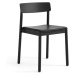 Výprodej &Tradition designové židle Betty TK2 (dub černě lakovaný/ kůže černá)