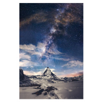 Fotografie Matterhorn and Milky way, Pathara Buranadilok, (26.7 x 40 cm)