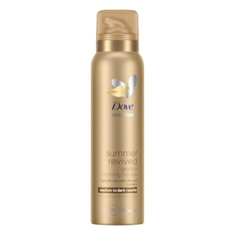 Samoopalovací pěna na tělo Summer Revived Medium to Dark (Gradual Tanning Mousse) Dove - 150 ml
