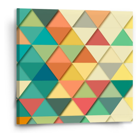 Obraz Trojúhelníky - 50x50 cm