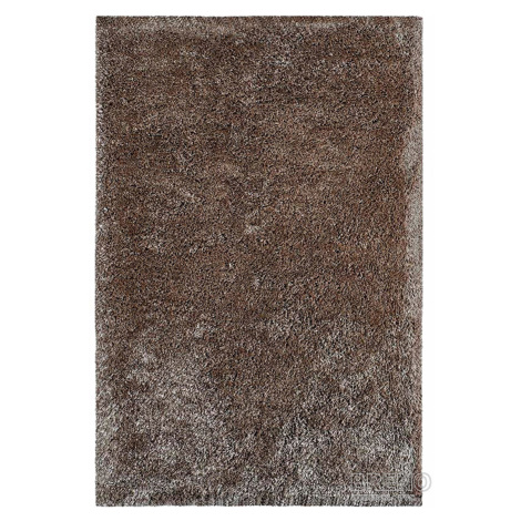 Chlupatý kusový koberec Touch Me 370 | hnědý Typ: kulatý 60 cm