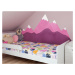 Vylen Pěnový mantinel na zeď HORY za dětskou postel Zvolte barvu: Růžová