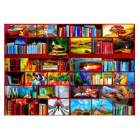 The Library The Travel Section - puzzle z kategorie Umělecké