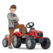 FALK Šlapací traktor 4010AB Massey Ferguson S8740 - červený