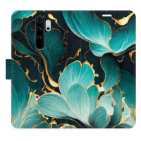 iSaprio flip pouzdro Blue Flowers 02 pro Xiaomi Redmi Note 8 Pro