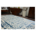 Dywany Lusczow Kusový koberec MANYAS Vadia krémovo-modrý