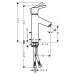 HANSGROHE Talis S Umyvadlová baterie s výpustí, LowFlow 3,5 l/min, chrom 72024000