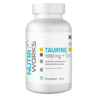 NutriWorks Taurine 1000mg + B6 - 90 kapslí