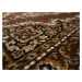 Alfa Carpets  Kusový koberec TEHERAN T-102 brown kruh - 190x190 (průměr) kruh cm