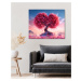 Obrazy na stěnu - Strom se srdíčky Rozměr: 40x50 cm, Rámování: bez rámu a bez vypnutí plátna