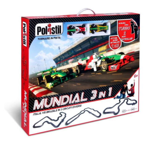 Polistil Autodráha 96124 Mundial set with kerbs