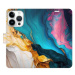 iSaprio Flip pouzdro Colourful Marble pro iPhone 15 Pro