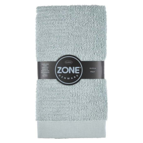 Šedo-zelený ručník Zone Classic, 50 x 100 cm