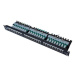 CTnet Patch panel 24 port UTP cat.6, 1U