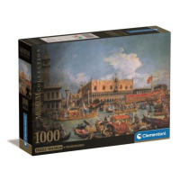Kompaktní muzeum Clementoni Puzzle 1000el Antonio Canaletto: Dóžecí palác v Benátkách 39792
