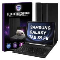Pouzdro s bezdrátovou klávesnicí pro Samsung Galaxy Tab S9 Fe 10,9 Černé