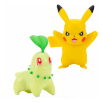 Pokémon akční figurky Pikachu a Chikorita 5 cm