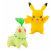 Pokémon akční figurky Pikachu a Chikorita 5 cm