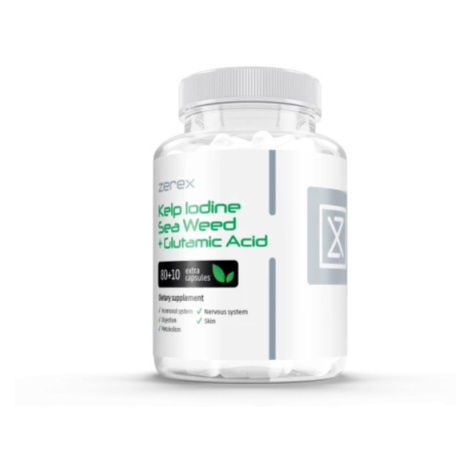Zerex Kelp Mořská Řasa - jód pro správnou funkci hormonálního systému 80 + 10 tablet