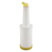 Dávkovací a skladovací láhev plast APS 1 l žlutá