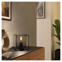 EGLO Stolní lampa Catterick, černá, 1 klecové stínidlo