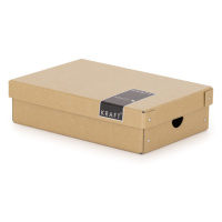 Karton PP Krabice lamino 35,5 × 24 × 9 cm KRAFT nature