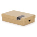 Karton PP Krabice lamino 35,5 × 24 × 9 cm KRAFT nature
