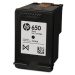 HP 650 Black Ink Cartridge Černá